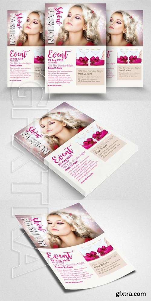 CreativeMarket - Fashion Flyer Template Vol 03 2580144