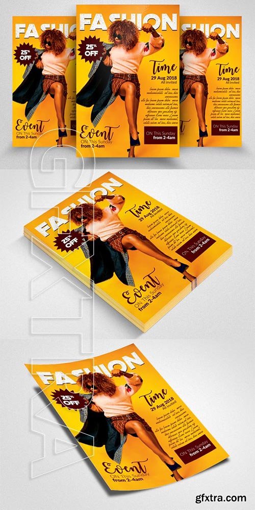 CreativeMarket - Fashion Flyer Template Vol 05 2580580