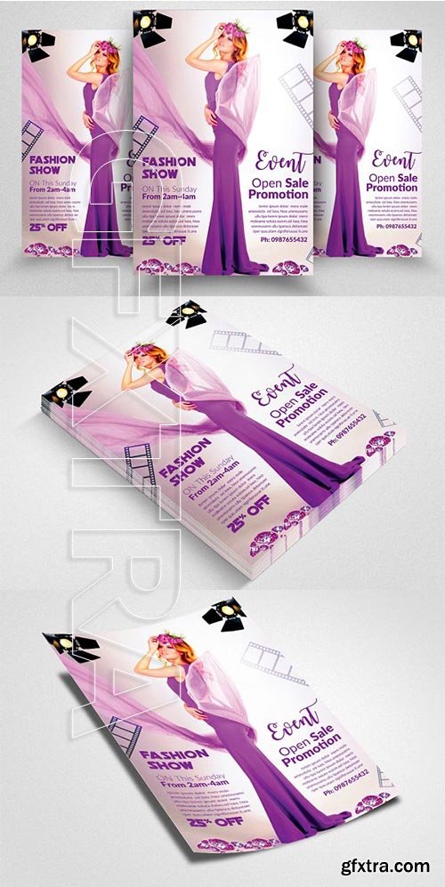 CreativeMarket - Fashion Flyer Template Vol 08 2580754