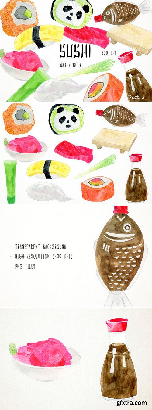 CM - Sushi Clipart Pack 2 2486349