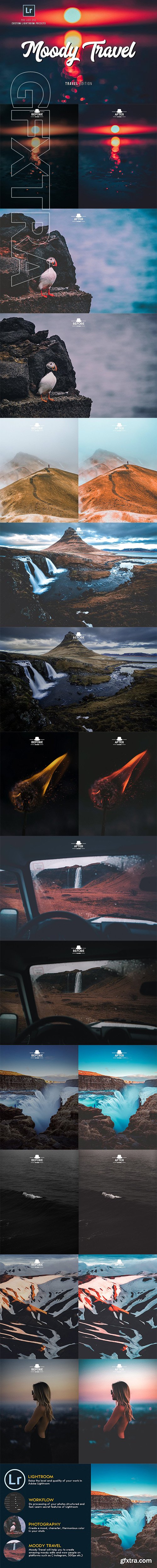 CreativeMarket - Moody Travel Lightroom Presets 2582939