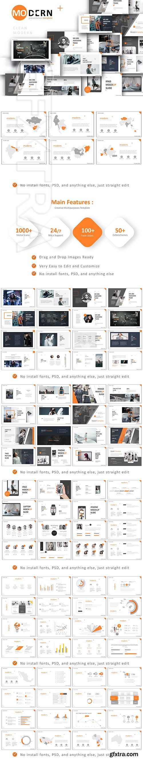 CreativeMarket - Discount, Modern Creative Powerpoint 2583199