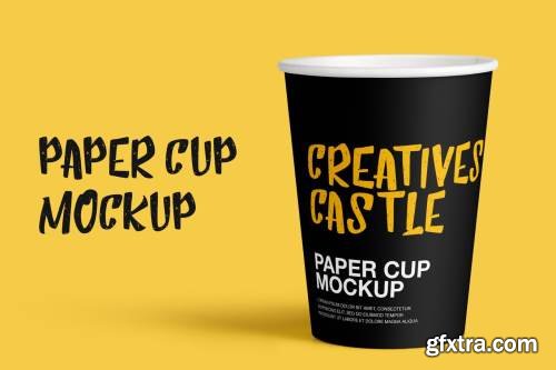 Paper Cup PSD Mockup