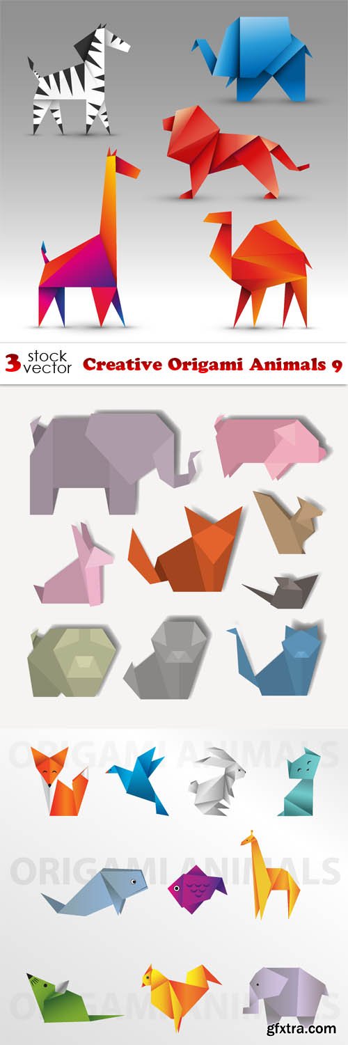 Vectors - Creative Origami Animals 9