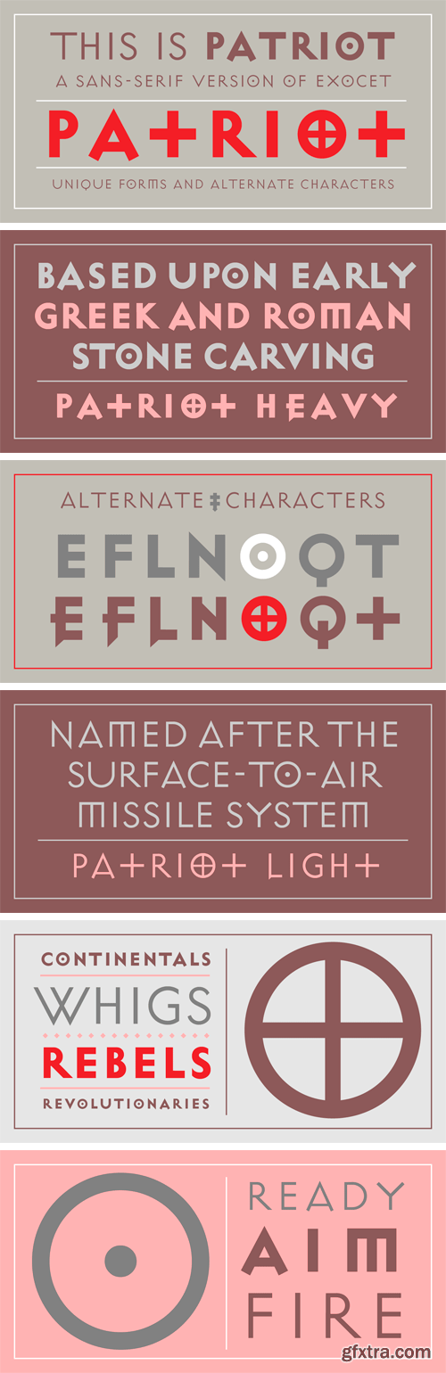 Patriot Font Family