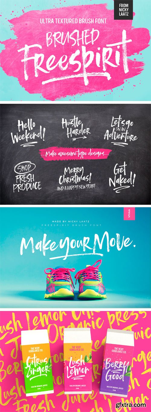 CM - Freespirit Brush Fonts 2388056