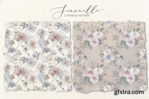 CM - Sensuale Watercolor Floral Clipart 2484565