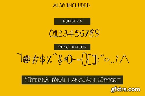 CM - Extra Cheese Font Set 2540192