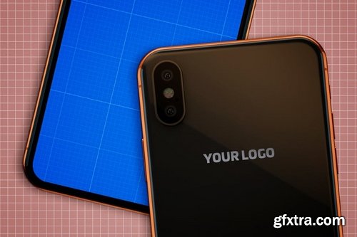 iPhone X Closeups Mockup