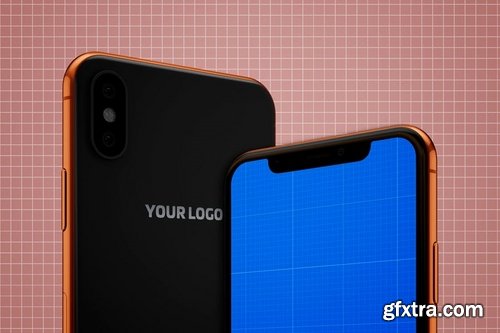 iPhone X Closeups Mockup