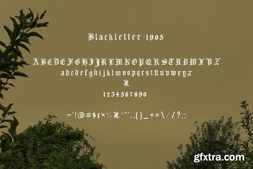 CreativeMarket Blackletter 1905 Rustic Vintage Font 2542333