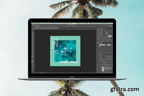 CreativeMarket Tropical Summer Instagram Templates 2545626