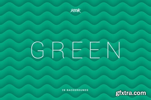 Green Soft Abstract Wavy Backgrounds