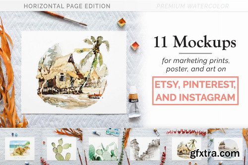 CreativeMarket Print Mockups for Etsy & Instagram 2484955