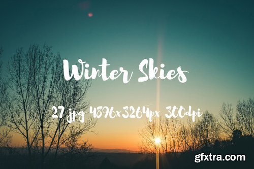 CreativeMarket Winter Skies 2320722