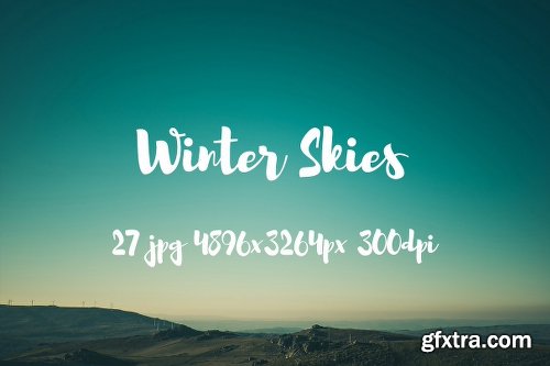 CreativeMarket Winter Skies 2320722