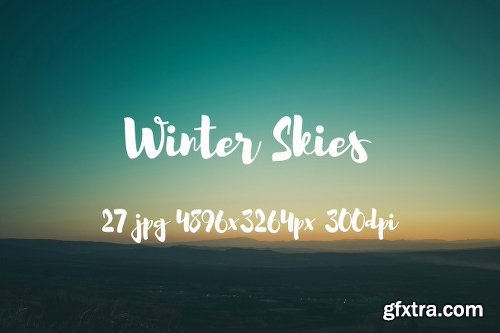 CreativeMarket Winter Skies 2320722