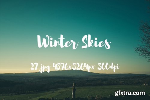 CreativeMarket Winter Skies 2320722