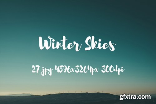 CreativeMarket Winter Skies 2320722