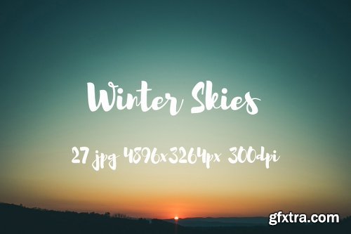 CreativeMarket Winter Skies 2320722