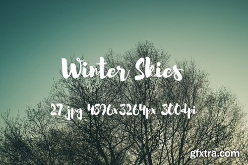 CreativeMarket Winter Skies 2320722