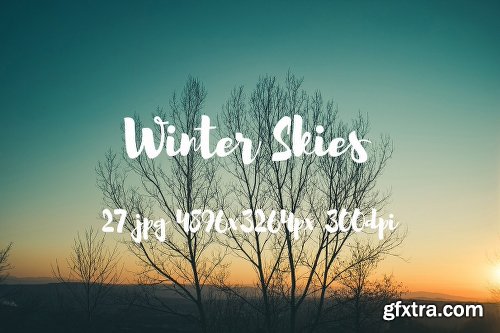 CreativeMarket Winter Skies 2320722