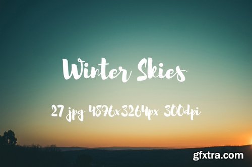 CreativeMarket Winter Skies 2320722