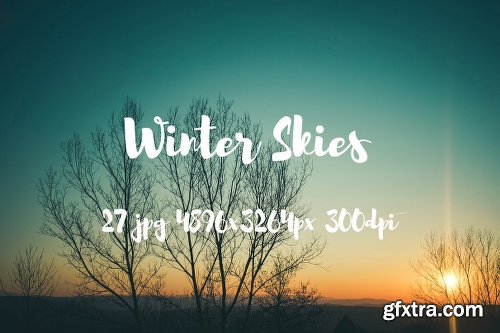 CreativeMarket Winter Skies 2320722