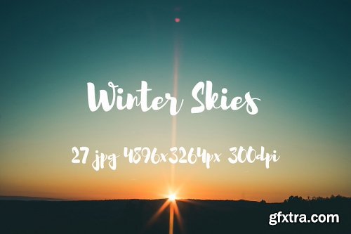 CreativeMarket Winter Skies 2320722