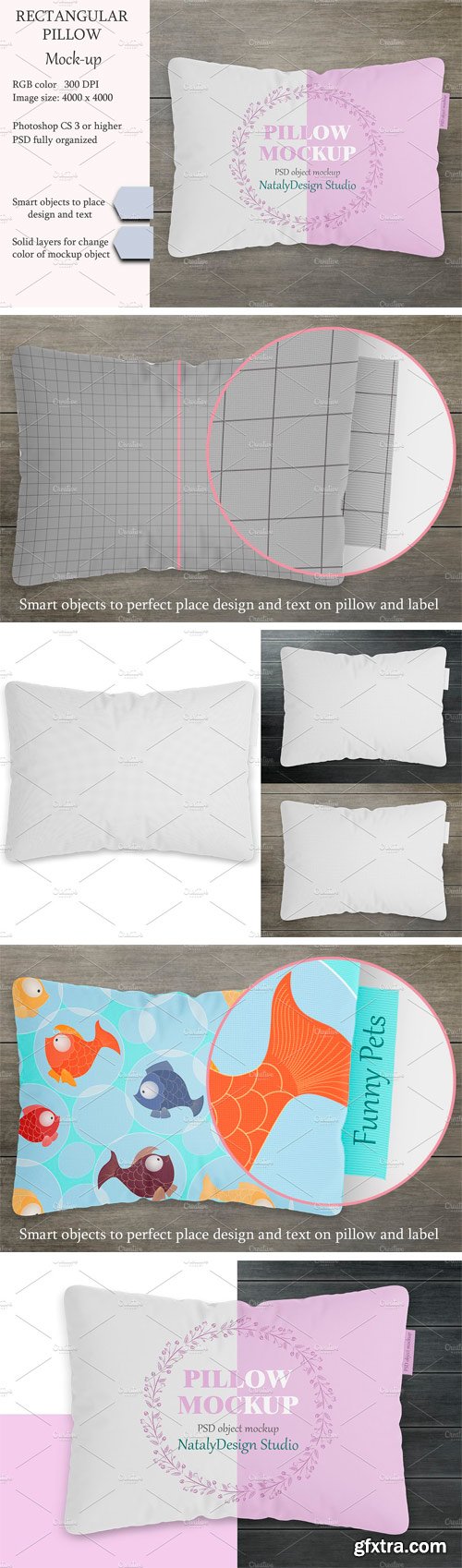 CM - Rectangular Pillow Mockup 2511620