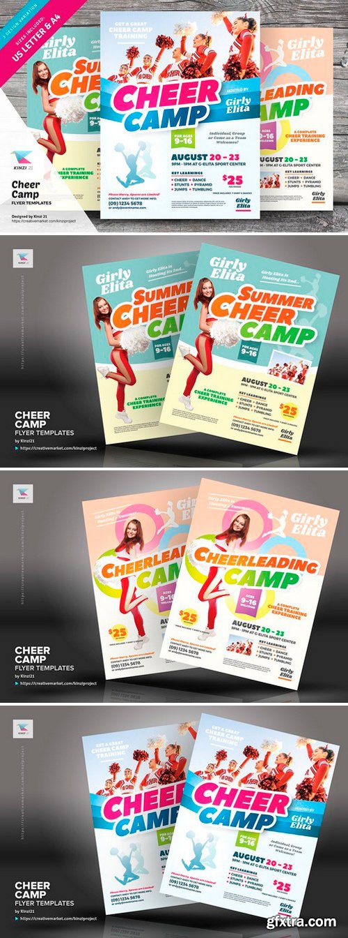 CM - Cheer Camp Flyer Templates 2518088