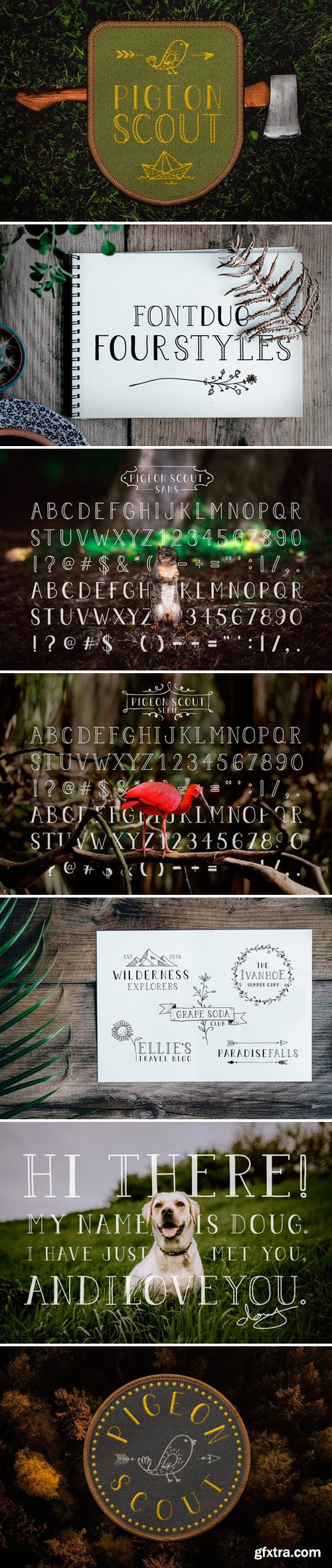 CM - Pigeon Scout Font Collection 2520275