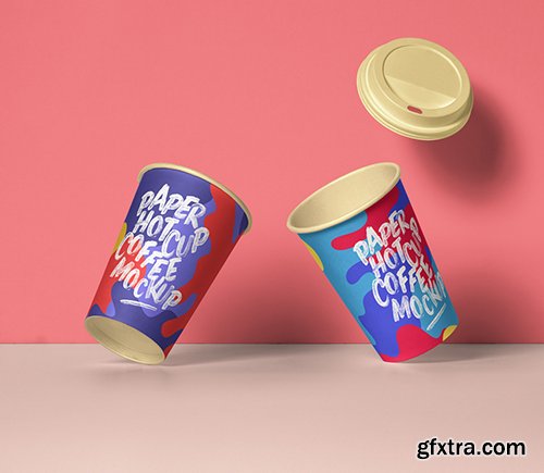 Psd Paper Hot Cup Template Vol 11