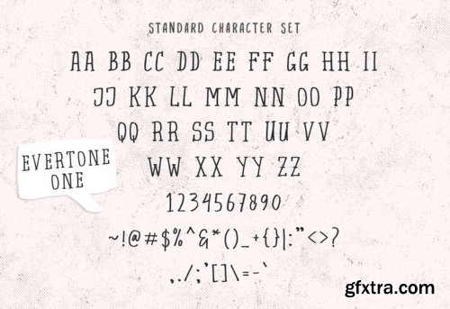 Evertone Font Family - 3 Fonts