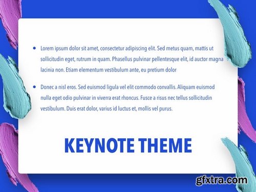 Color Shock Keynote Template