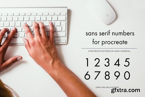 CM - Procreate Sans Serif Type Kit 3 2542933