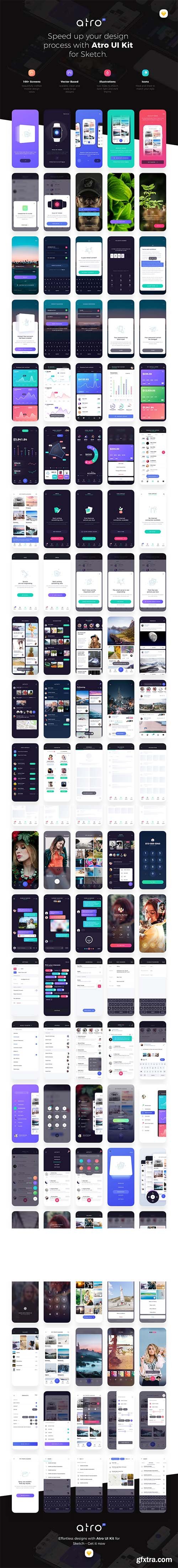 Atro Mobile UI Kit