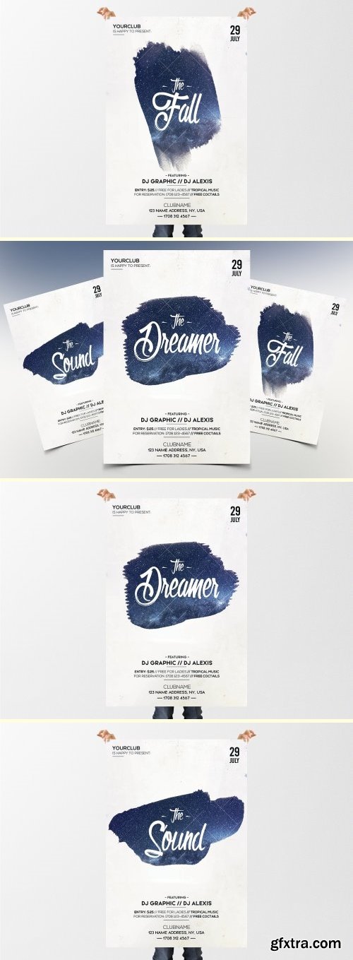 CM - The Dreamer - Minimal PSD Flyer 2128368