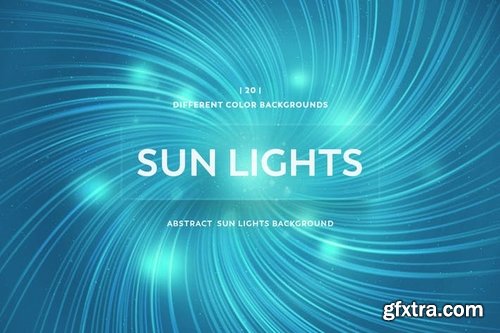 Abstract Sun Lights Background