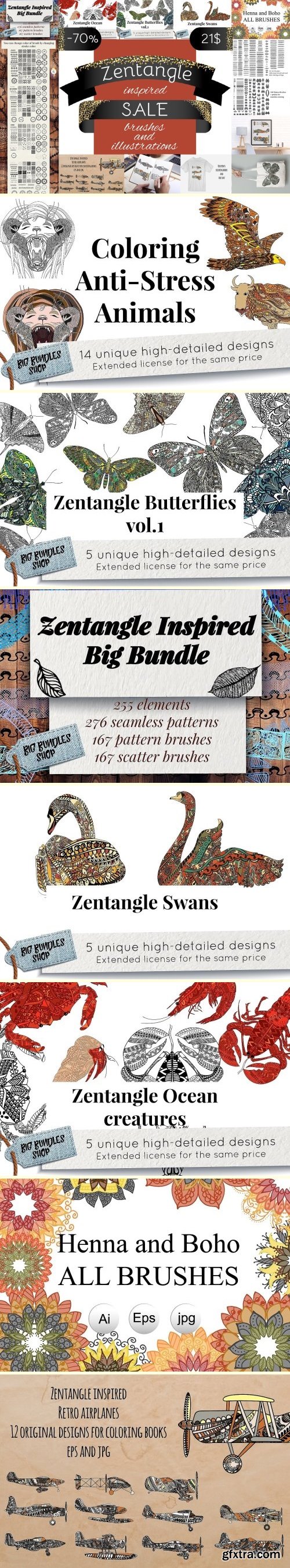 CM - 70% off Zentangle inspired SALE 2127658