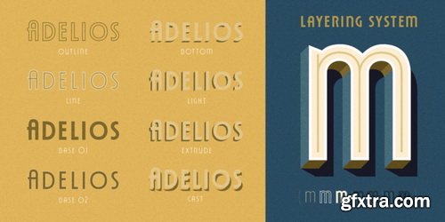 Adelios Font Family