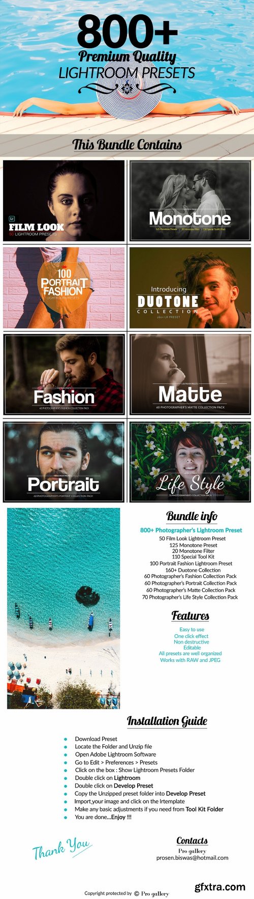 CreativeMarket 800+ Lightroom Mega Bundle 2538140