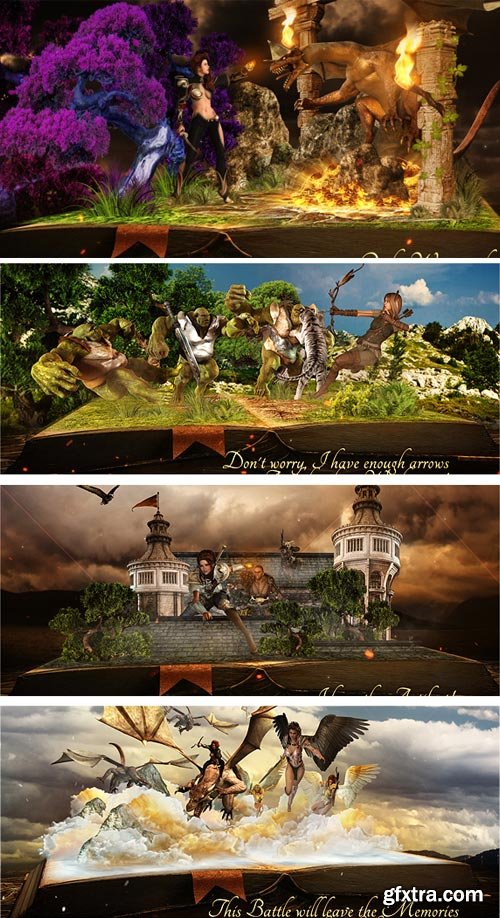 Videohive - Adventure Pop Up Book - 9082900