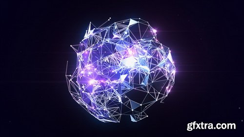 Videohive - Plexus Globe Logo Reveal - 21817274