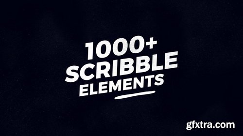 Videohive - 1000 Scribble Elements - 21777834