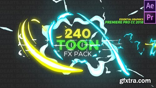 Videohive 240 Toon FX Pack 21729822