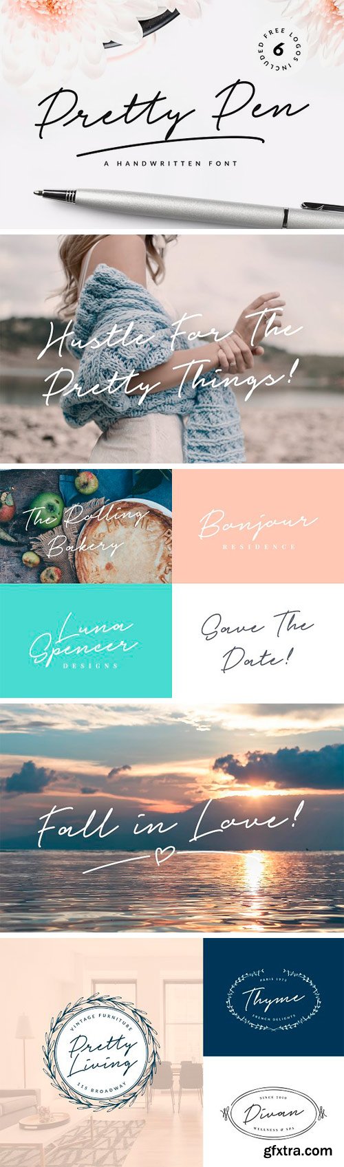 Pretty Pen Script Font