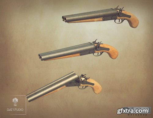 Daz3D - Western Weapon Collection