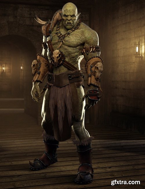 Daz3D - Orc HD for Genesis 8 Male