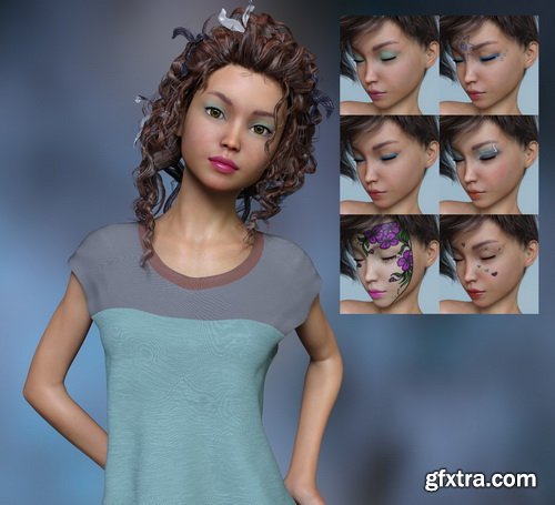 Daz3D - Eider and Olaya for Genesis 8 Female